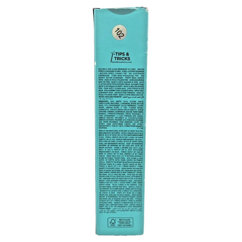 Benefit | The POREfessional Speedy Smooth Pore Mask Full Size 2.5oz / 75g NEW